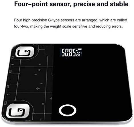 A1DFDFGOQSFG Intelligent Body Fat Scale,Smart Weighing Body Scale,Weight Scale, Digital Body Weight Scale, Home USB Rechargeable Electronic Scales