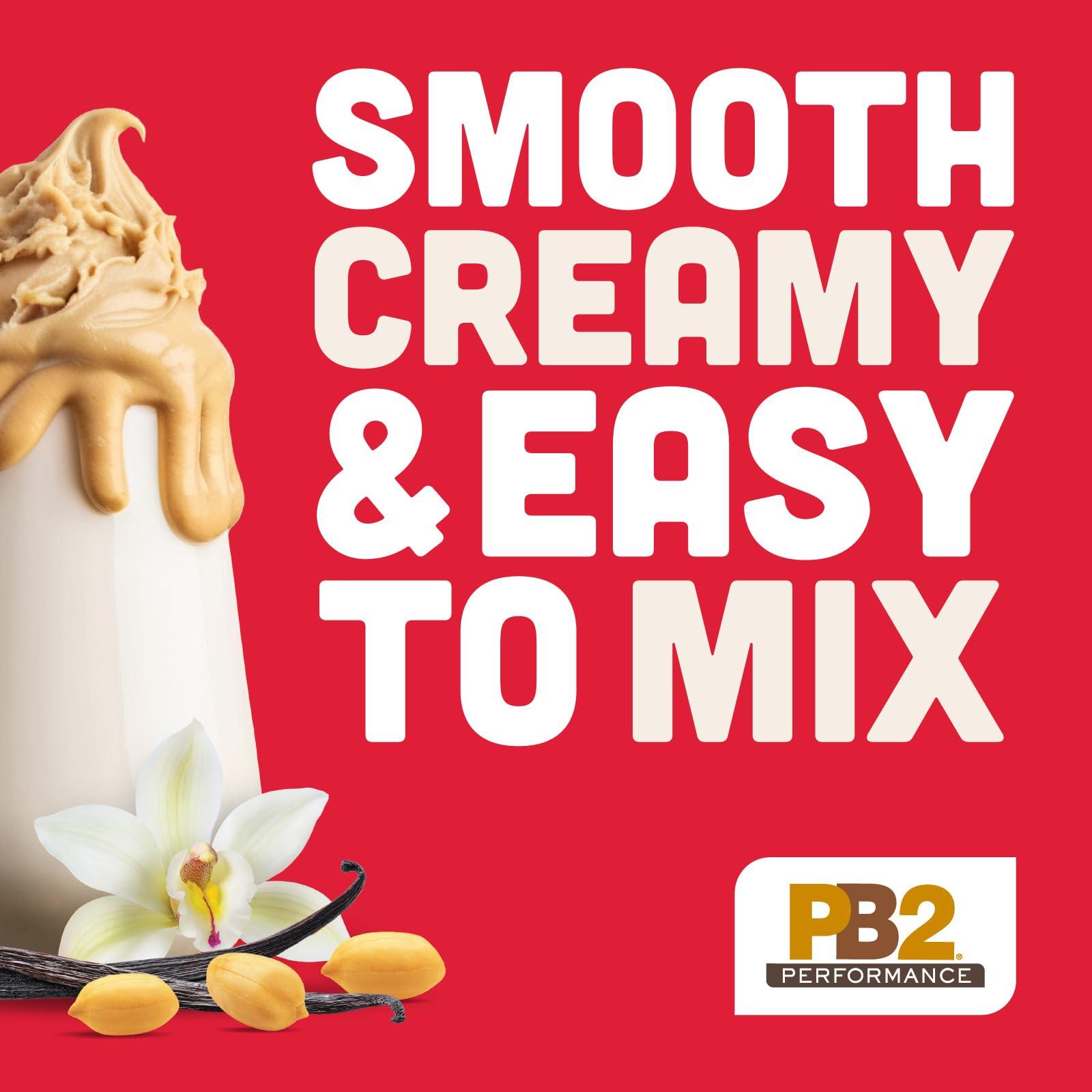 PB2 PB2 Performance Peanut Protein Powder with Madagascar Vanilla [2 lb/32 oz Jar] 20g of Vegan Plant Based Protein Powder, Non GMO, Gluten Free, Non Dairy