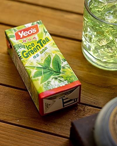 Yeo's Yeo's Iced Green Tea Drink, 8.5 Oz (Pack of 24) Cartons - No Artificial Additives - Full of Antioxidants and Minerals - Aqueous Extract of Green Tea and Jasmine