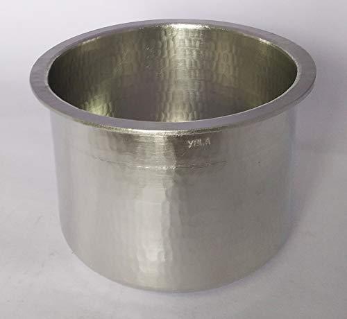 Yela International Yela Eeya Chombu | ADUKKU | 1100 ML | 710 Gram – Kumbakonam Special Hand Crafted TIN Vessel Ideal for Making Tasty and Healthy Rasam, Serves 5 Persons