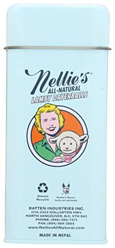 Nellie\'s Nellie\'s All Natural Lamby Wool Dryerballs, Certified Organic, 4 Each (Pack of 12)