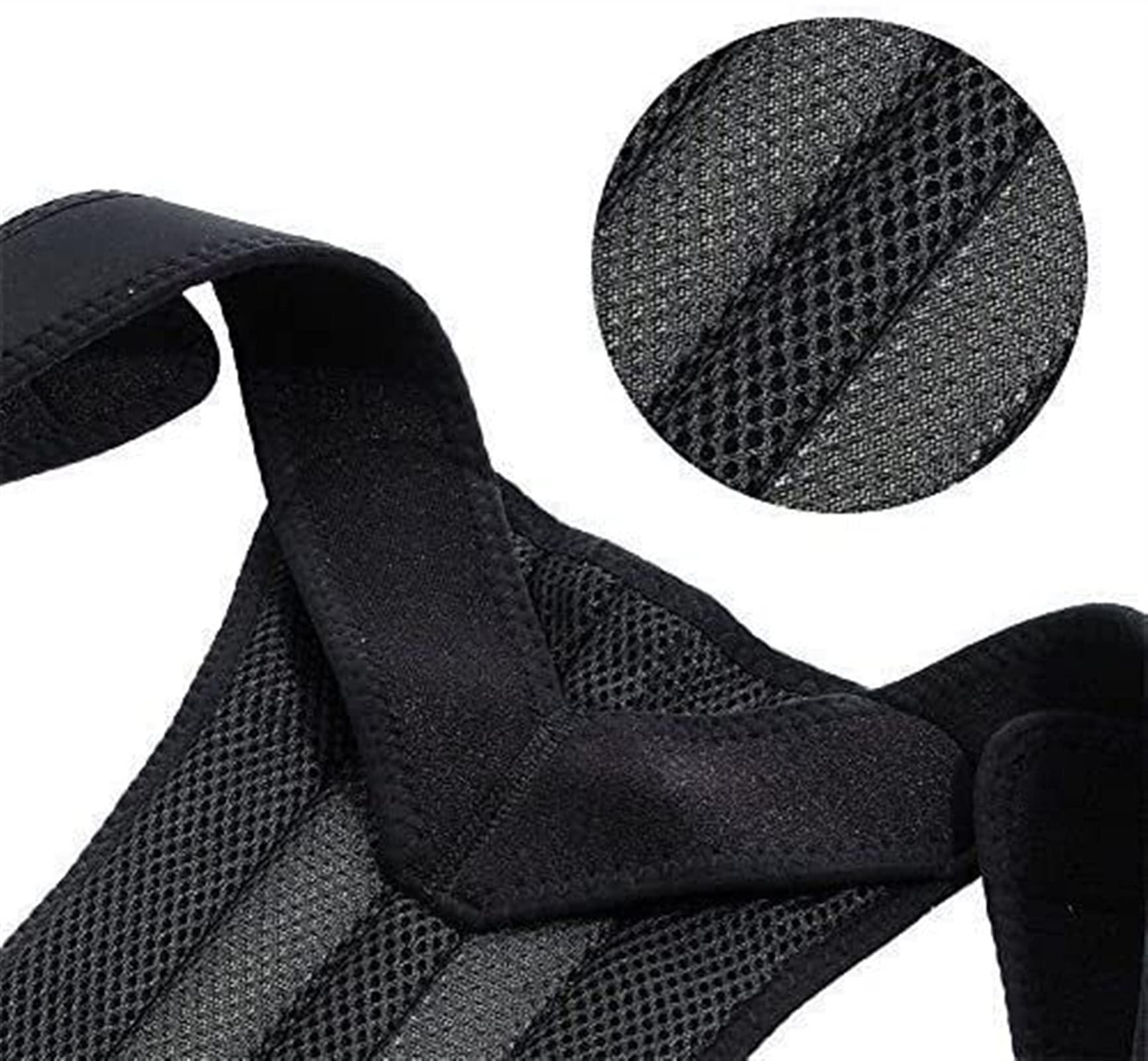 XFYJR XFYJR Back Posture Corrector for Women and Men,Medical Grade Posture Corrector Improve Posture and Reduce Back Pain,Re-Align Your Spine (Color : Black, Size : Large)