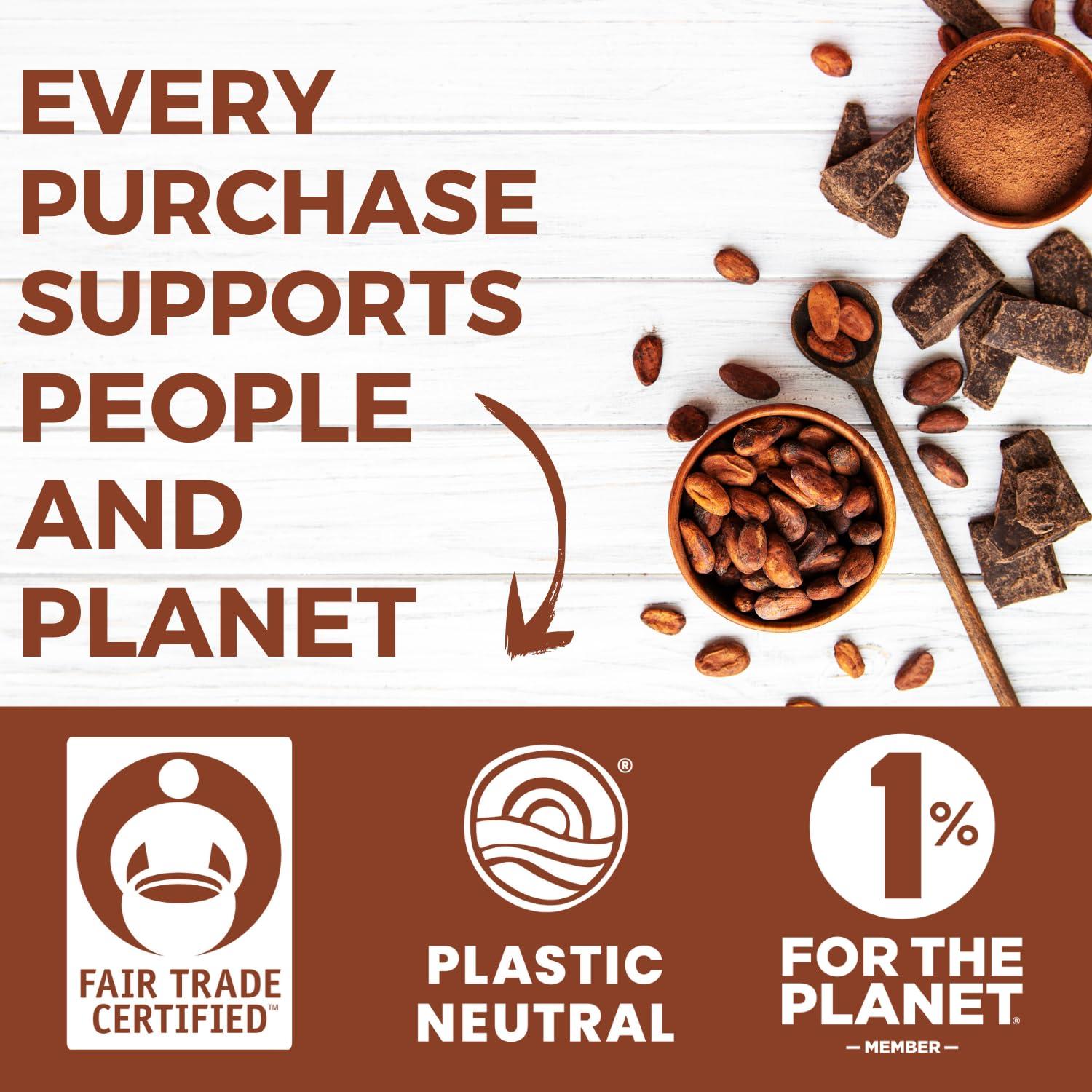 MODERN MOUNTAIN Cocoa Powder (8 oz) Dutch Processed Cocoa Powder, Unsweetened, Extra Rich Cocoa Flavor, 22-24% Fat, Premium Culinary Grade, Non-GMO Sourced, Fair Trade Certified, Perfect Cocoa for Baking and Cooking