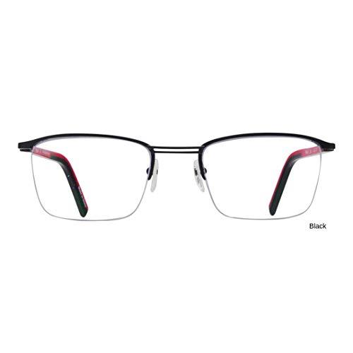 ProEyes ProEyes Attitude 3, Progressive Multifocus Reading Glasses, Anti Blue Light Resin Lens, Zero Magnification on Top Lens (Rectangular Black, up+0.00,down+1.50)