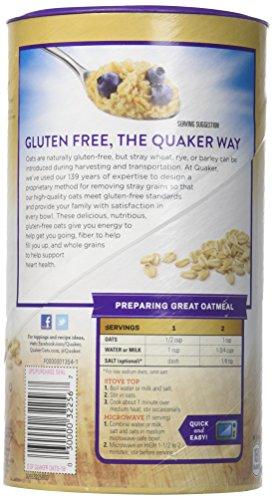 Quaker Quaker Oats Select Starts Quick One Minute Oaks GLUTEN FREE