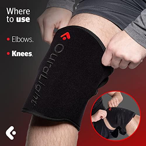 CURALIGHT CURALIGHT Red Light Therapy for Joints - LED Infrared and Red Light Therapy Belt for Joint, Knee and Elbow. Pain Reliever Red Light Joint Therapy Equipped. Rechargeable with Powerful LEDs 660nm 850nm