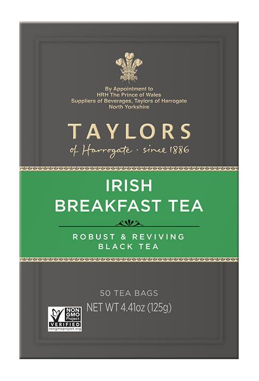 Taylors of Harrogate Taylors of Harrogate Irish Breakfast, 50 Teabags (Pack of 6)