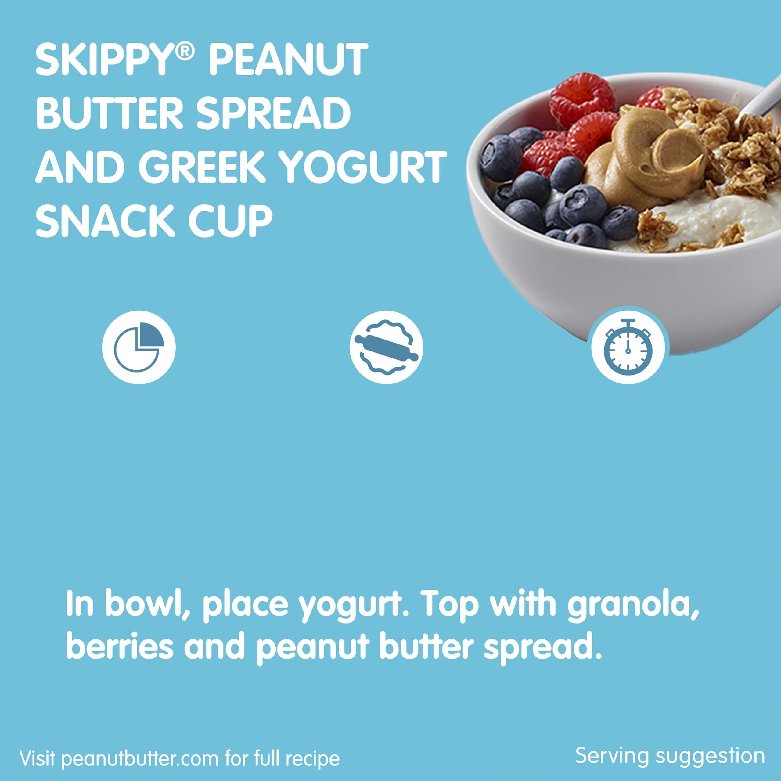 SKIPPY SKIPPY Creamy Peanut Butter Individual Squeeze Packs, 9.2 Ounce, (8 Pouches, Pack of 8)