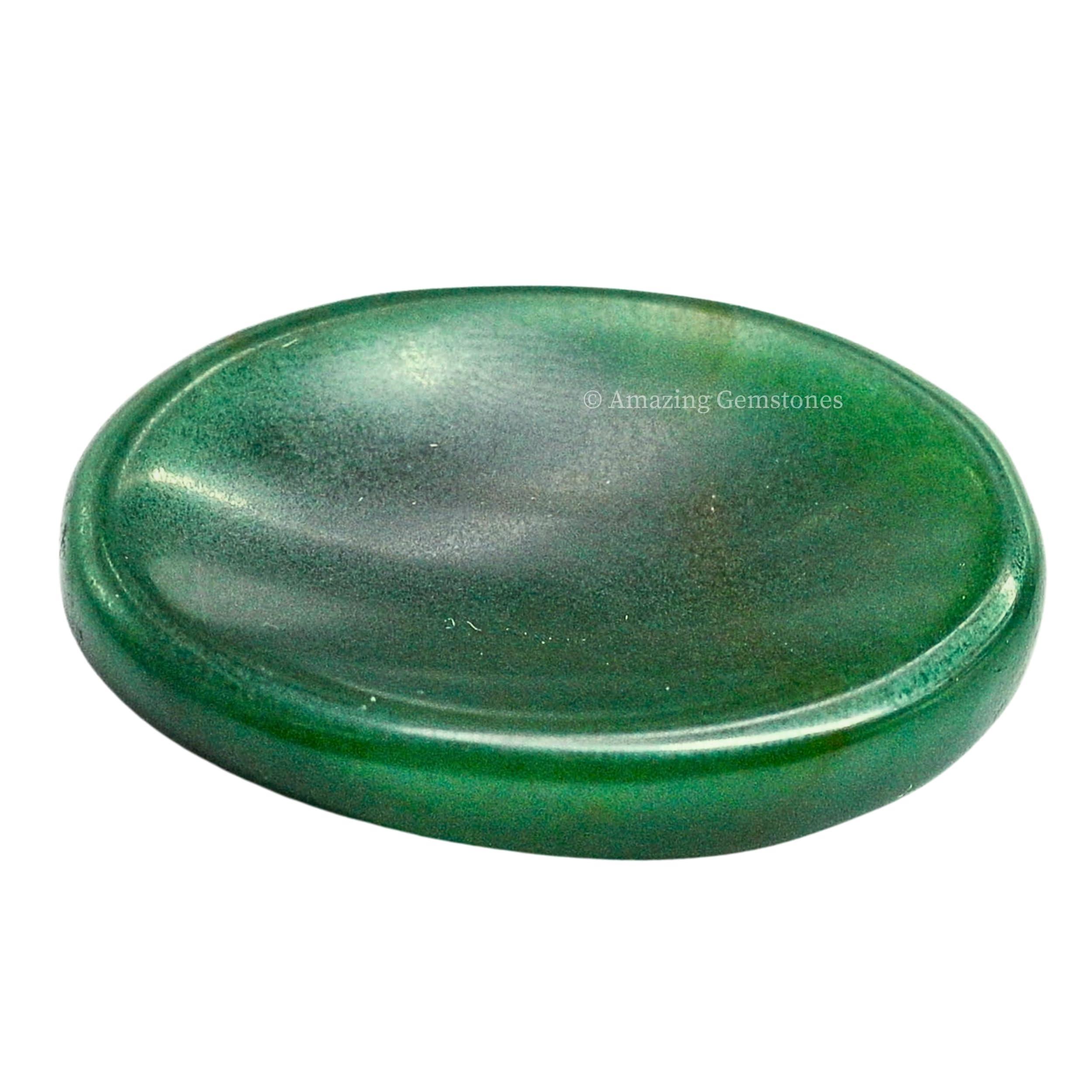 Amazing Gemstone Green Jade Aventurine Worry Stone Crystals and Healing Stones - Worry Stones for Stress Relief Gifts - Piedra Crystal Fidget for Meditation - Unique Stocking Stuffers and Birthday Gifts for Women, Men