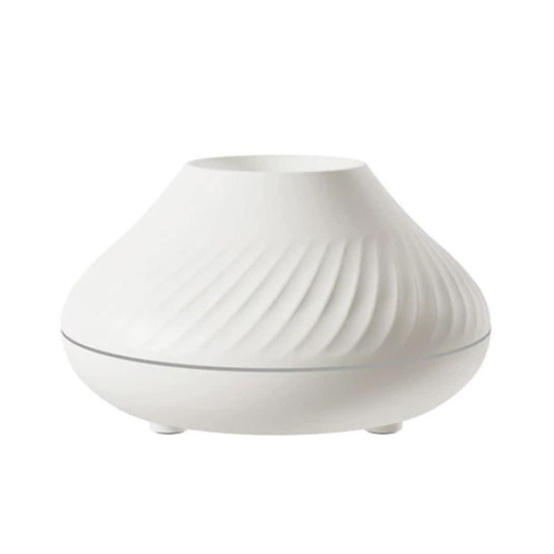 Generic Flame Fire Humidifier and Aromatherapy Diffuser (White)