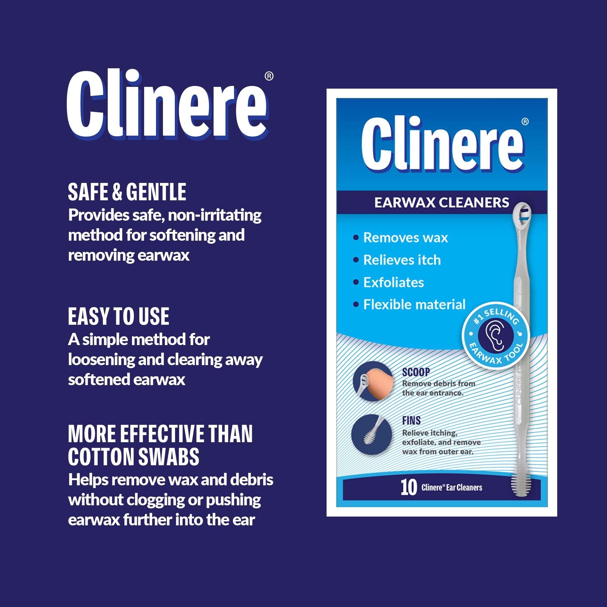 Clinere Clinere Ear Cleaners Club Value Pack, 36 Count Earwax Remover Tool Safely and Gently Cleaning Ear Canal at Home, Itch Relief, Ear Wax Buildup, Works Instantly