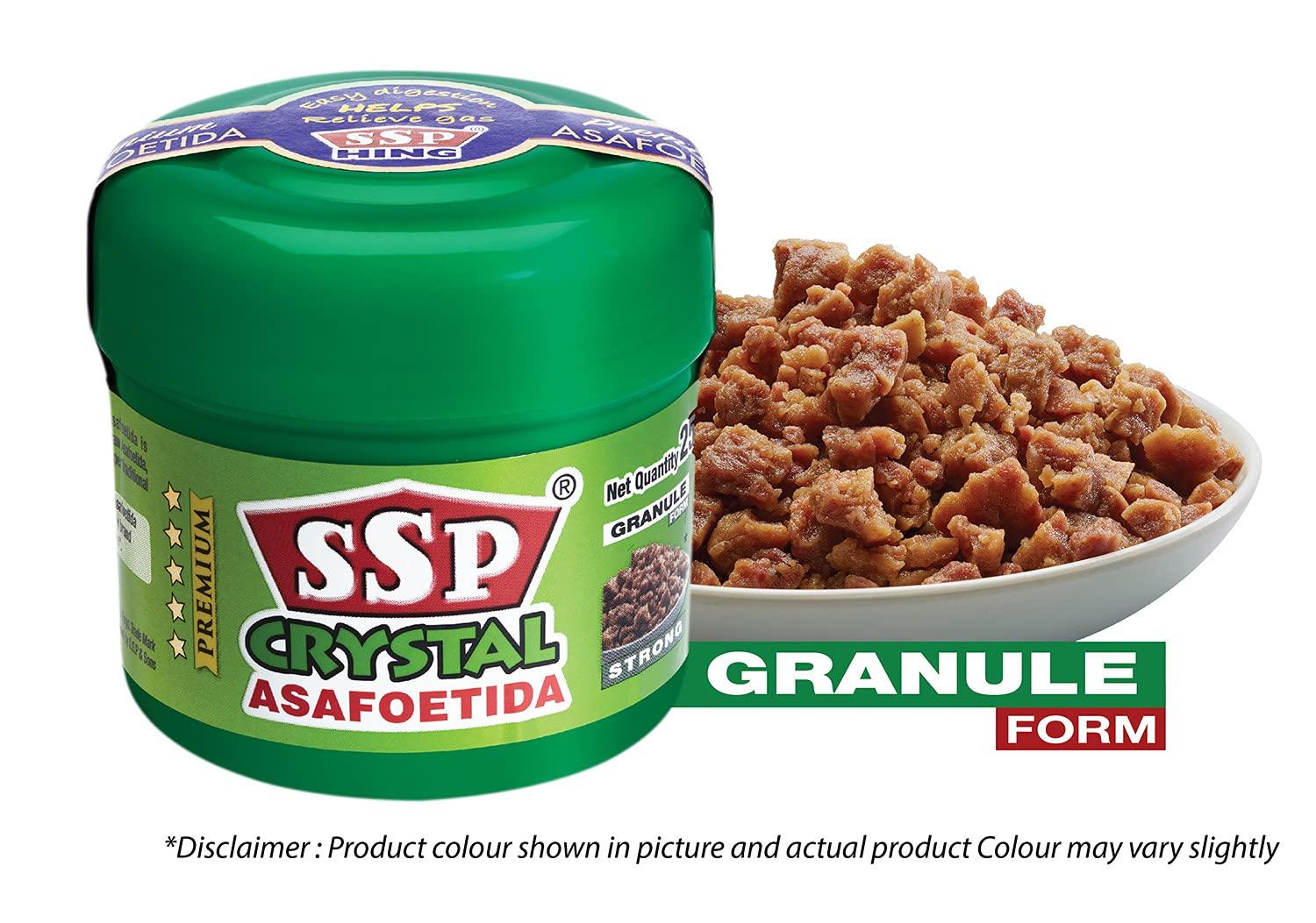 SSP ASAFOETIDA SSP Crystal Asafoetida(Hing) (25G)