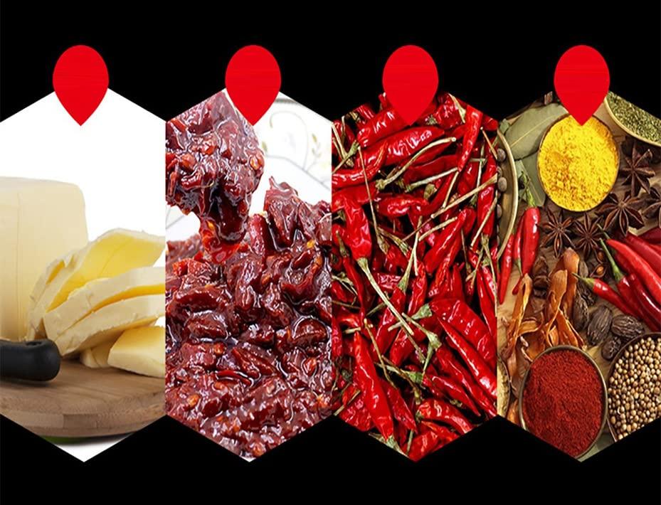 BAILINHOU BAILINHOU Chinese hot pot soup base 17.63 oz (500g), Sichuan hotpot broth sauce spicy Seasoning from szechuan, China