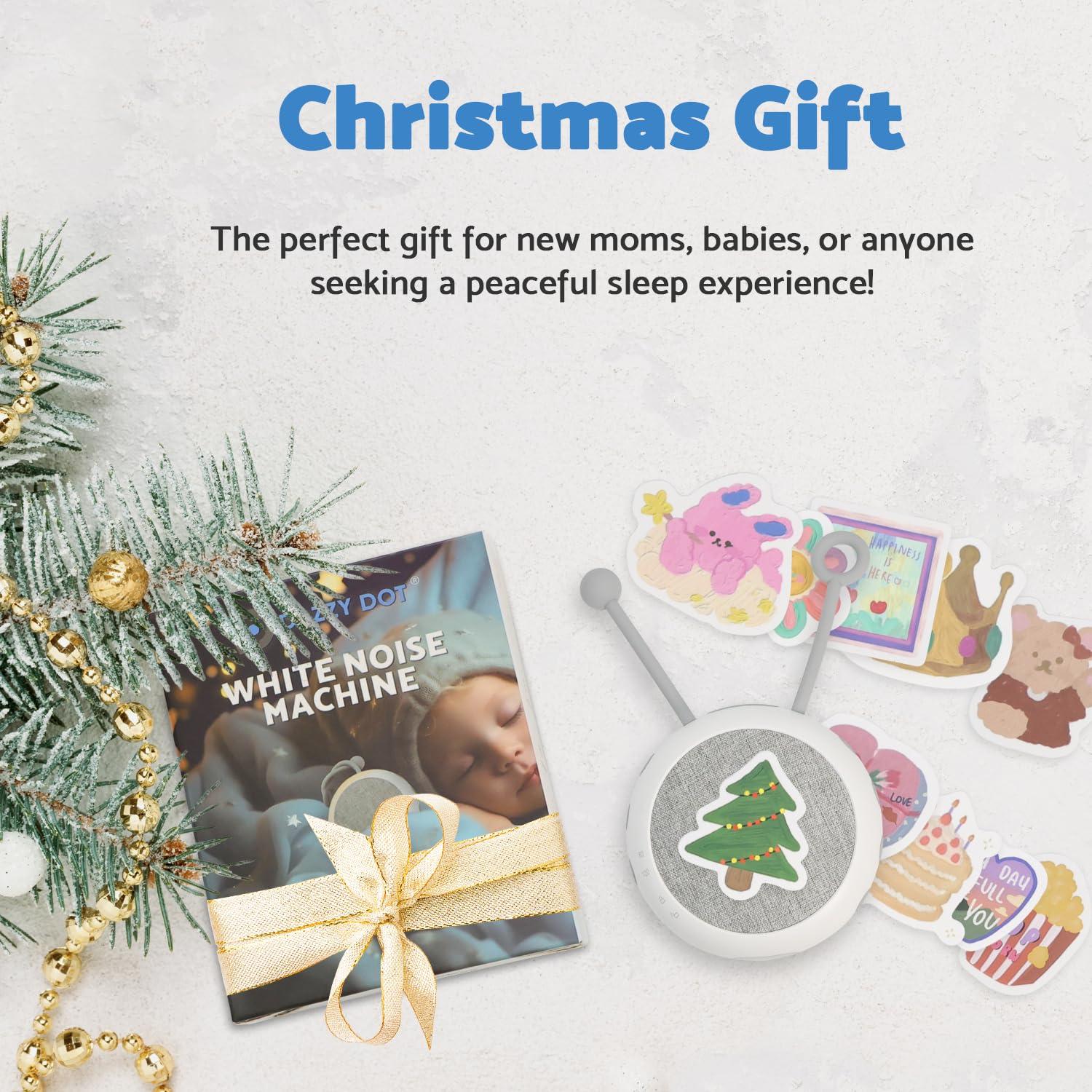 DAZZY DOT DAZZY DOT Rechargeable Puck Lights 2 Pack, Portable White Noise Sound Machine Baby