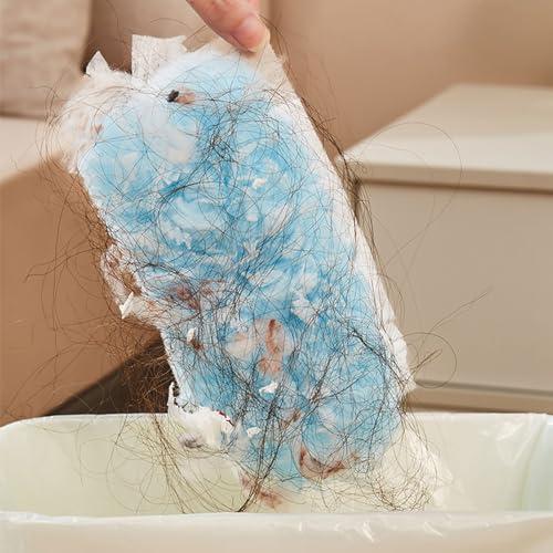 Ldbuejiaja Electrostatic Dust Duster Dust Remover FluffysFiber Brush Head Air-Condition Feather Duster Household Desk Cleaning Tool Washable Cleaner Wand Easy to Use Handle Fine Particle Fiber