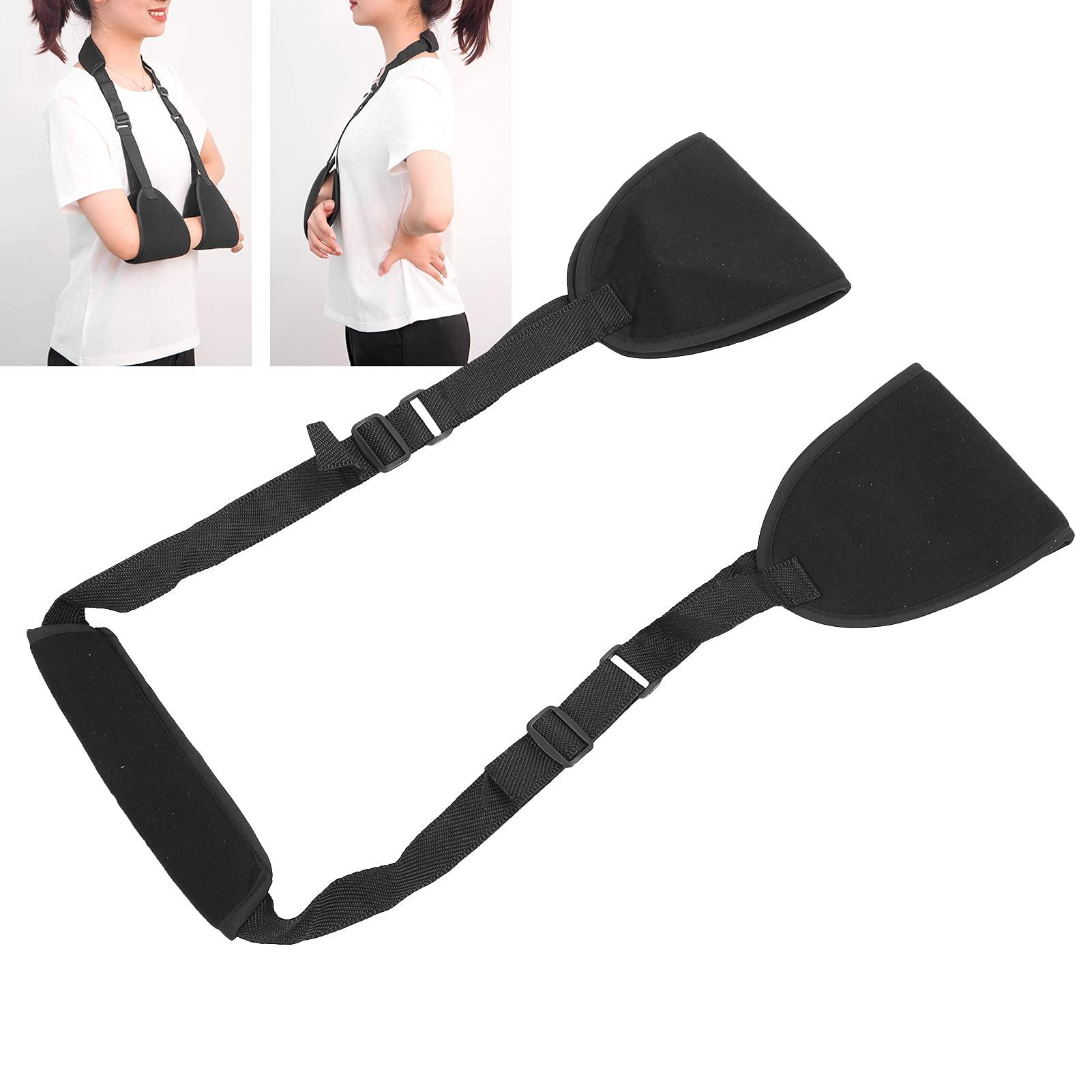 KooingTech KooingTech Arm Sling Shoulder Immobilizer, Arm Sling for Elbow Injury, Arm Sling for Shoulder Injury, Arm Sling with Pillow Support,Shoulder Sling with Abduction Pillow for Shoulde (Black)
