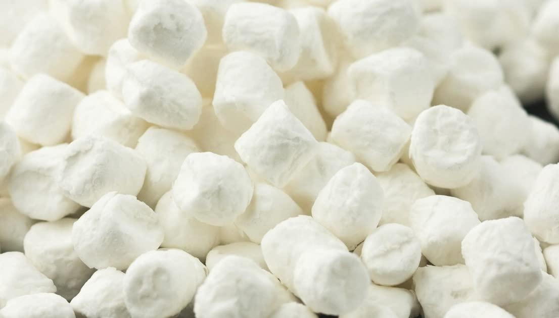 DM Sweets Dehydrated Marshmallow Bits - 8 oz of Fresh Mini Vanilla Dehydrated Marshmallows.