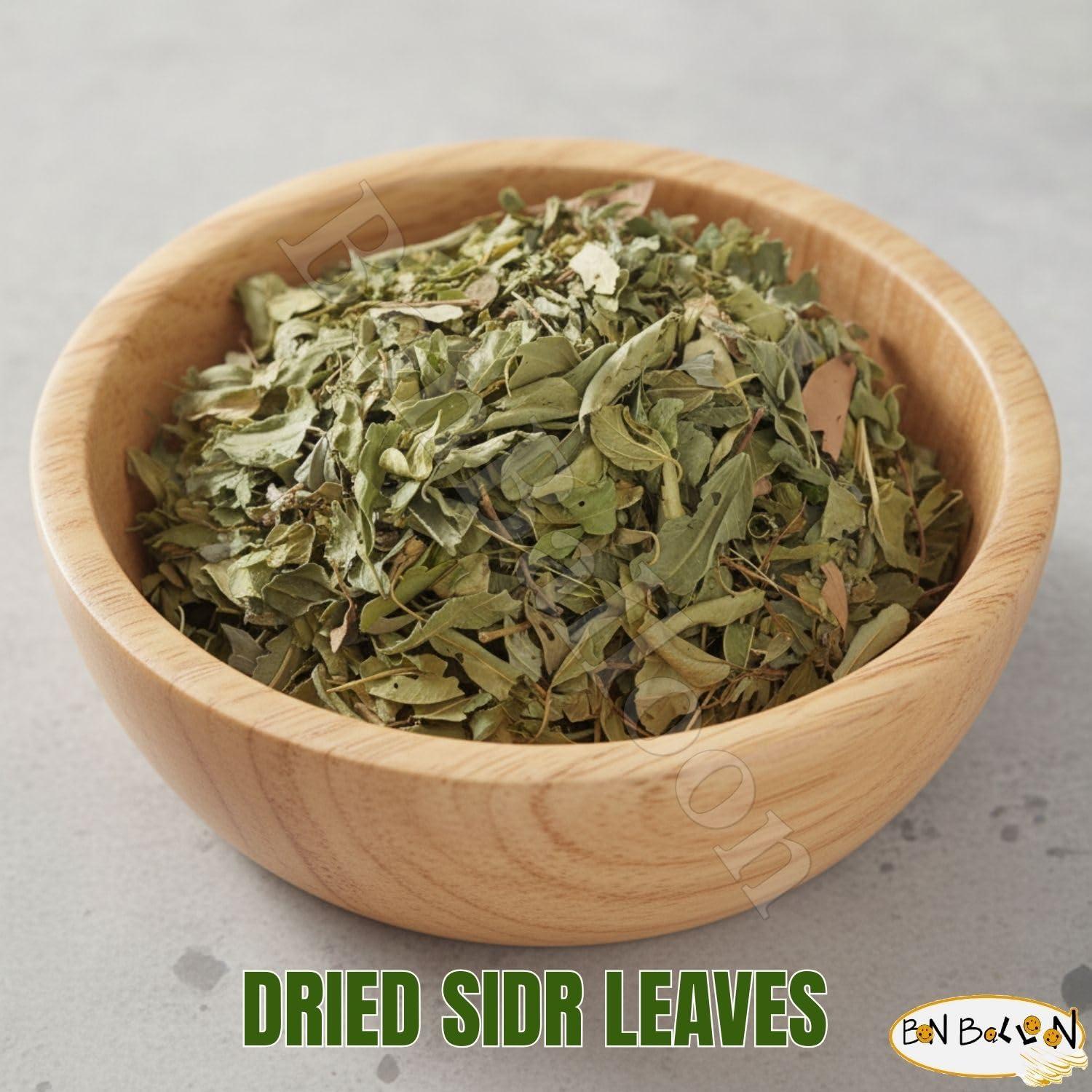 bonballoon Wholesale Seder Sidr Dried Broken Leaves (Lote Tree Jujube Ziziphus Spina Christi Christ Golchin Lotus) Leaf Natural Herbs For Hair And Care Body No Preservatives Non Gmo Kosher Halal (5 oz / 425g)