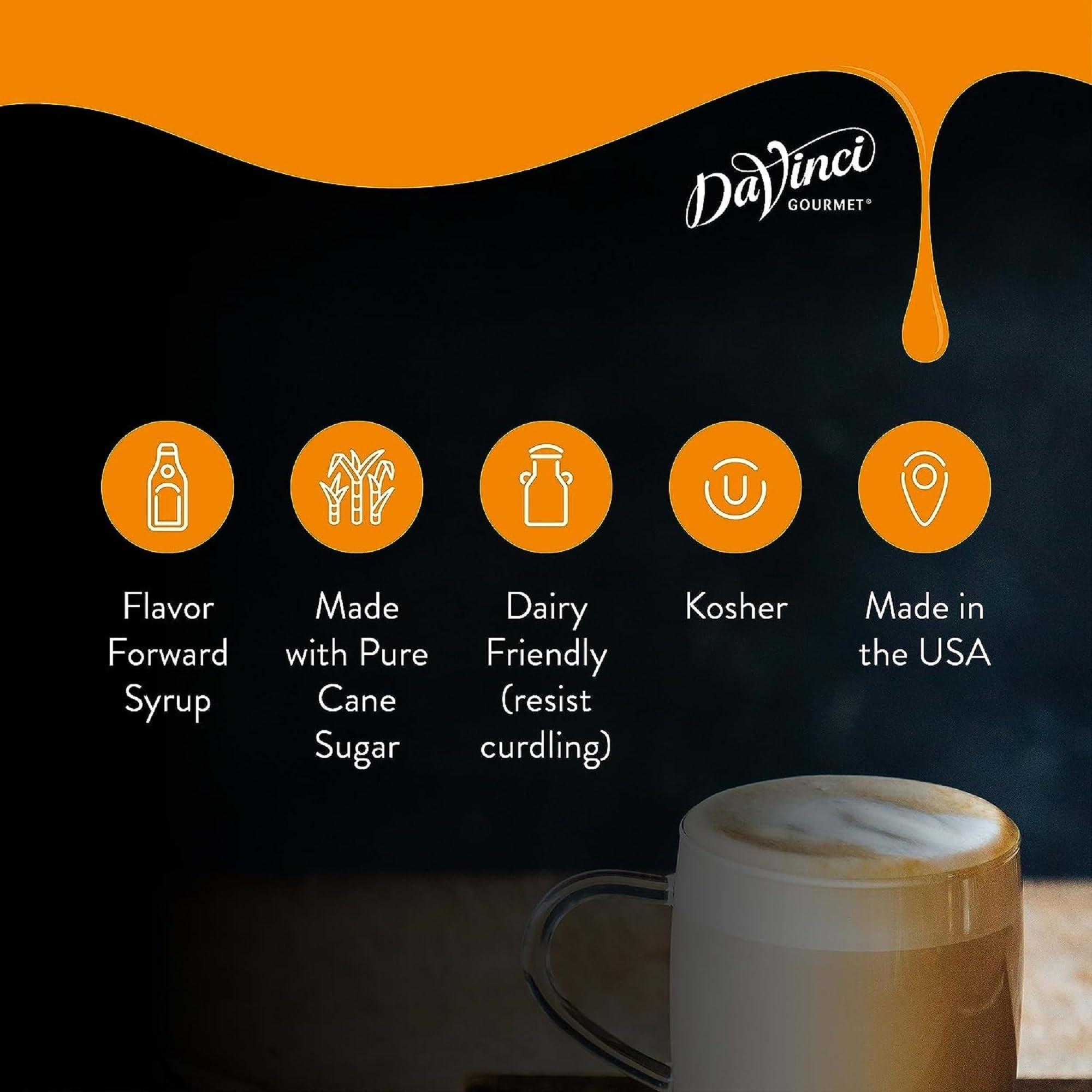 DaVinci Gourmet DaVinci Gourmet Classic Peach Syrup, 25.4 Fluid Ounces (Pack of 1)