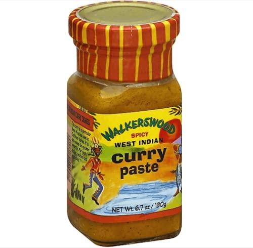 WALKERSWOOD Walkerswood Spicy West Indian Curry Paste (Single Bottle 6.7oz) Product of Jamaica