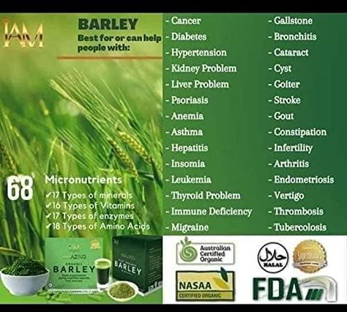 IAM WORLDWIDE Pure Barley Powdered Drink Mix Organic Barley Green Natural Blend