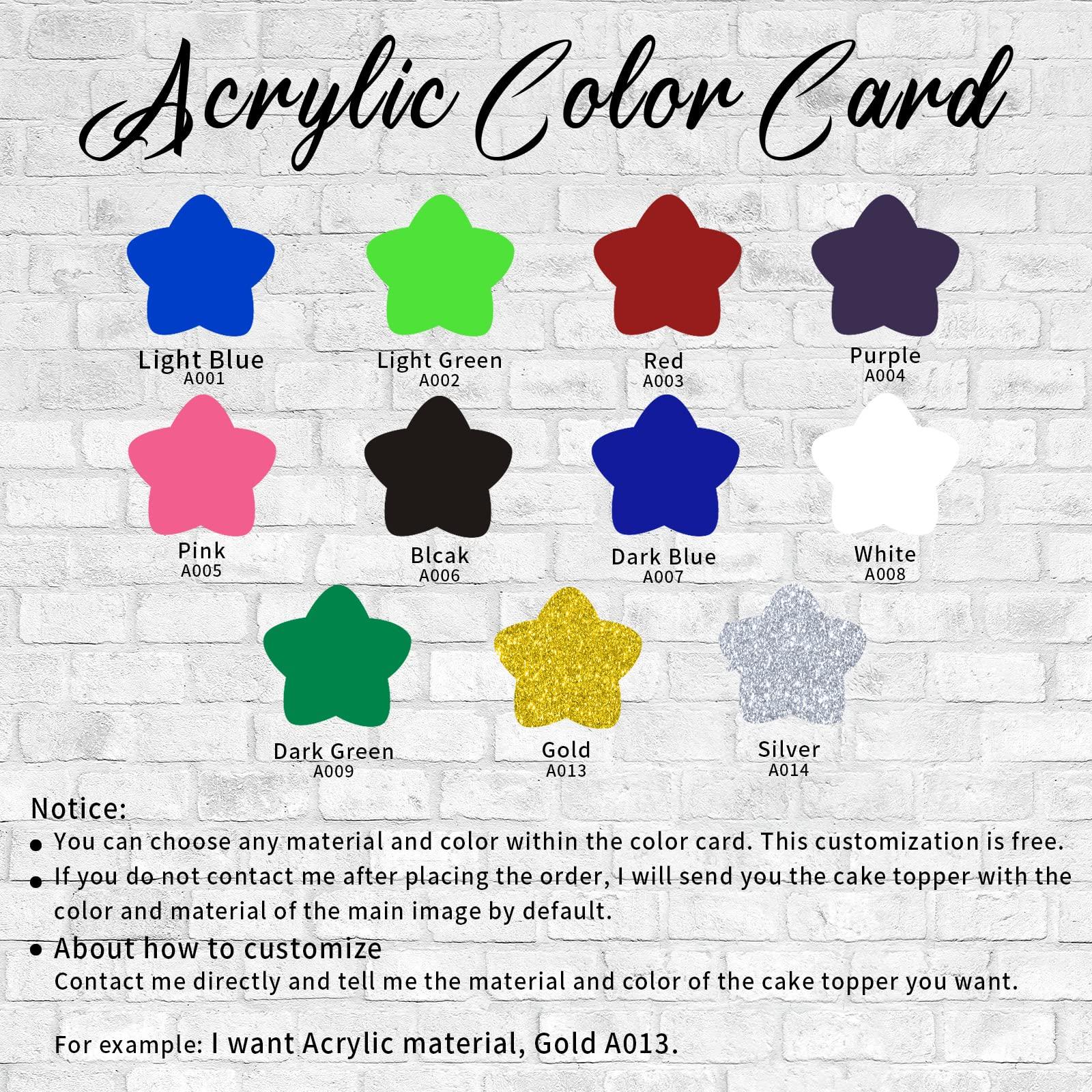 Generic Happy 35th Cake Topper Black Acrylic Happy Birthday Party Decorations Cake Toppers Custom Topper Birthday Cake Decoration Supplies Happy Birthday Gift to Children Adults Men Women Cake Toppers