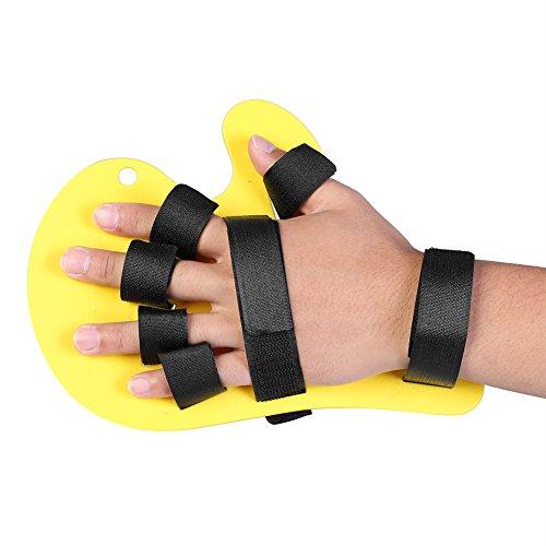 Dioche Finger Orthotics Extended Type Fingerboard Stroke Hand Splint Training Support, mproves Stability, Moderate Stabilizing Support(yellow)