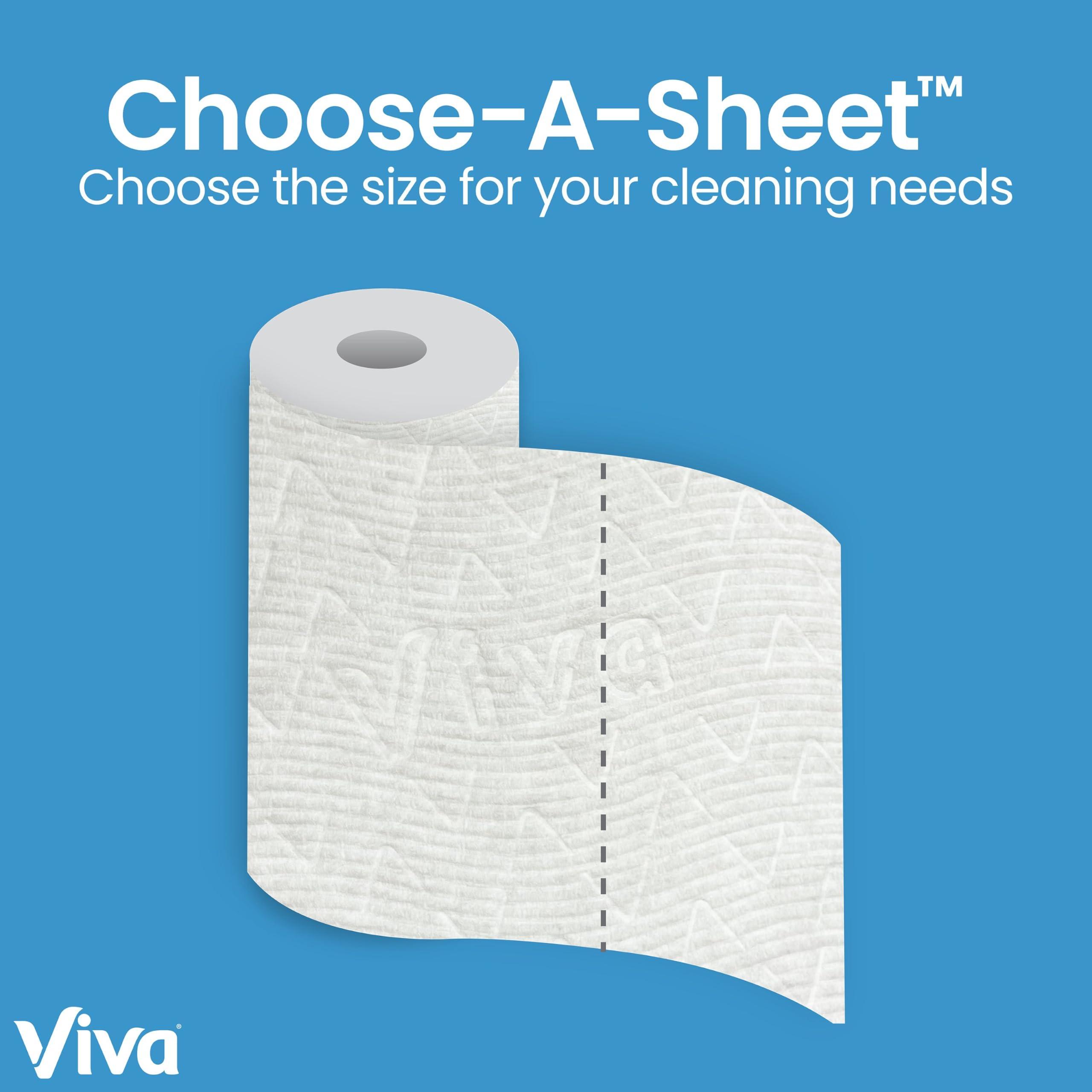 Viva Viva Multi-Surface Cloth Paper Towels, 12 Triple Rolls, 165 Sheets Per Roll (2 Packs of 6)