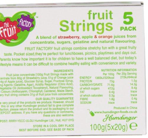 GroceryLand Fruit Factory Strawberry, Apple and Orange Fruit Strings 100 g (Pack of 5)