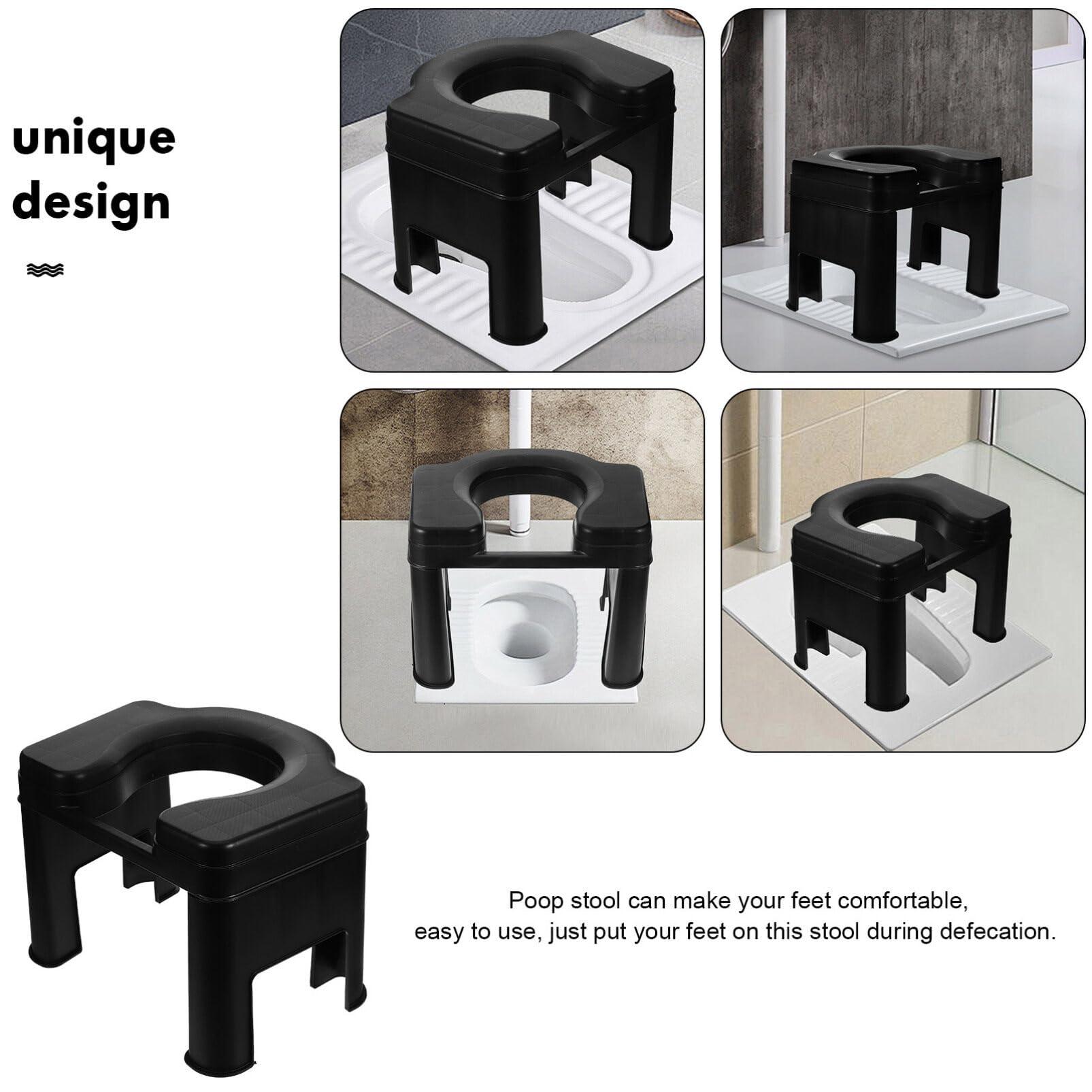 Healvian Healvian Portable Toilet Seats, 26.5cm Emergency Toilet Squats Stool Potty Step Stool Toilet Seat Stool Squatting Toilet Stool Toilet Camping Seats for Senior, Handicap, Disabled