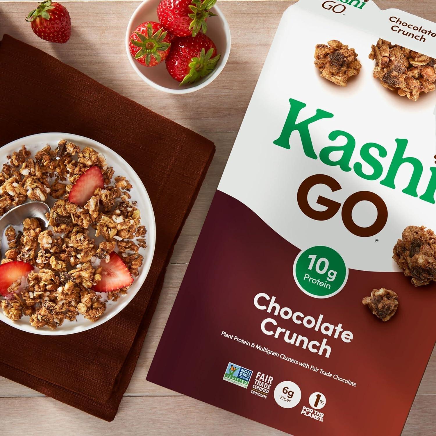 Generic Generic.Kashi.Go - Cold Breakfast Cereal - Vegan Protein - Chocolate Crunch - 12.2 Oz Box - Pack of 2