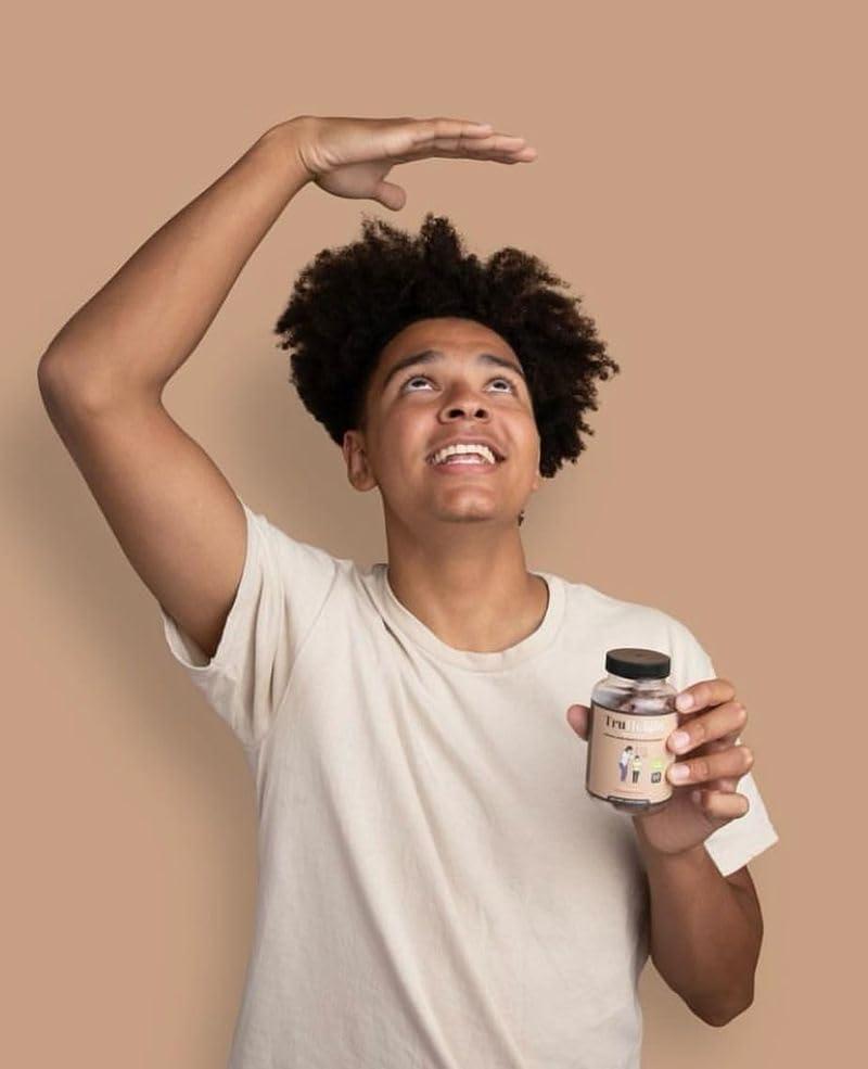 AmmoniaSport TruHeight Growth Capsules - Natural Growth & Development Supplement for Kids & Teens - Endorsed by Pediatricians - Vitamin D, K, Calcium & Ashwaganda - Bone Strength Capsules - Kids Vitamins - Ages 5+