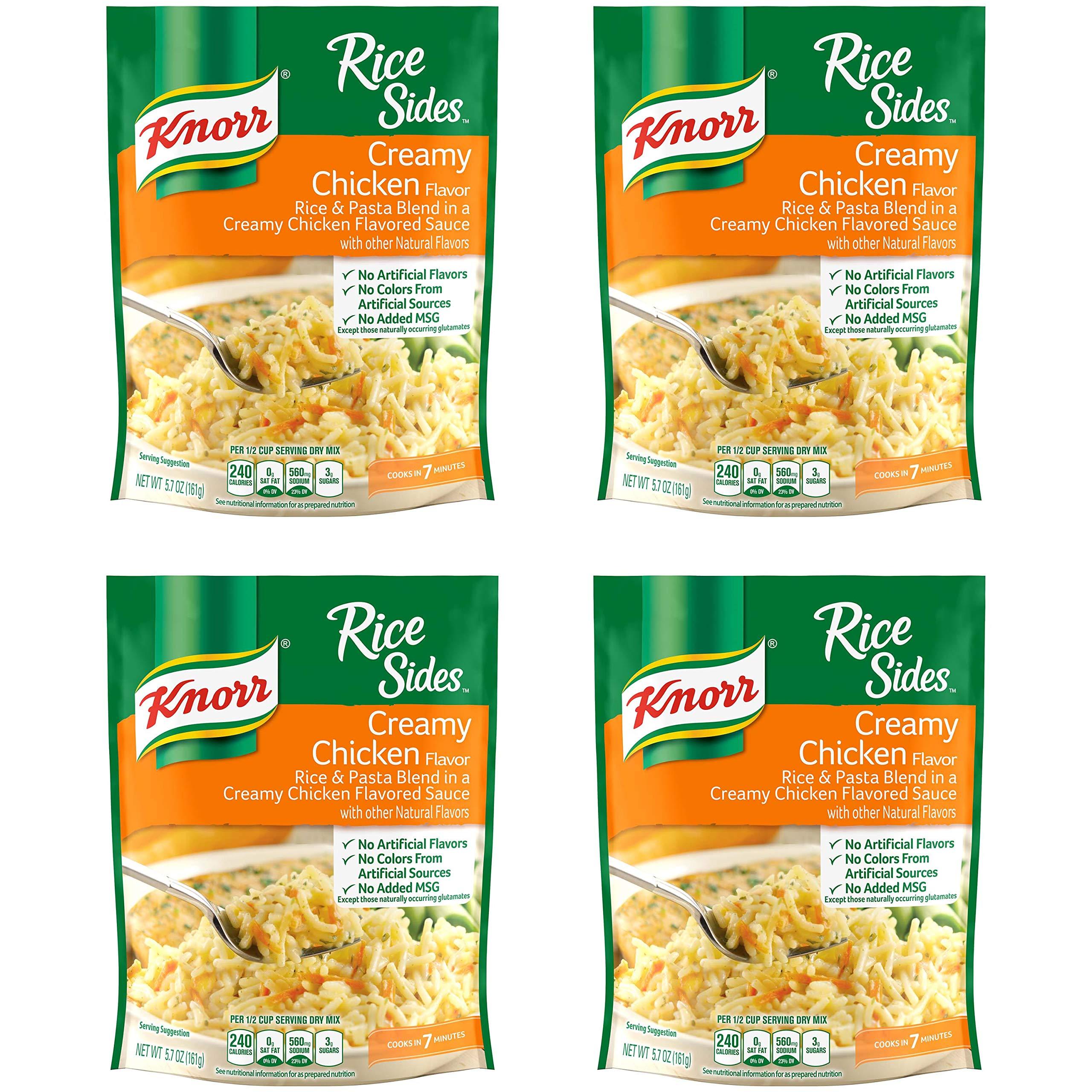 Knorr Knorr Rice Side Dish, Creamy Chicken, 5.7 oz (Pack of 4)