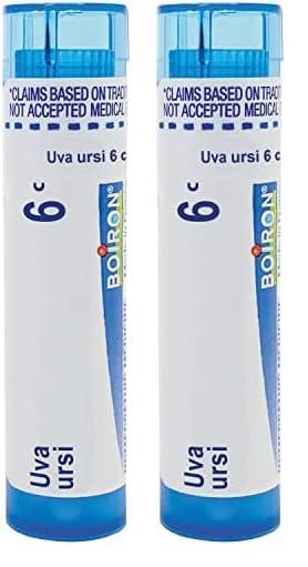 Boiron Boiron Uva Ursi 6C Md 80 Pellets for Abdominal Cramps During Urination (Pack of 2)