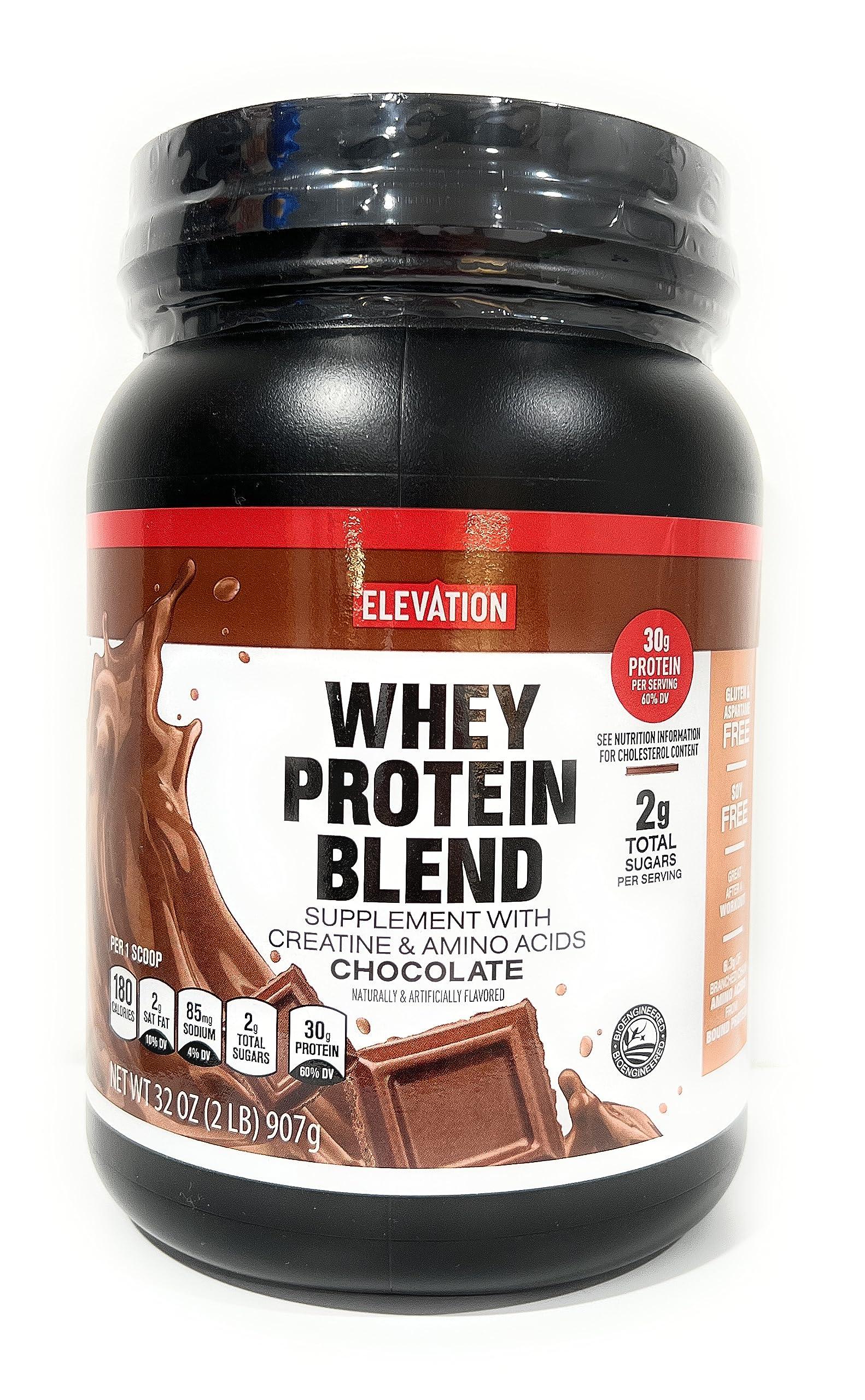 Elevation Elevation by Millville Chocolate Protein Powder 32oz, pack of 1