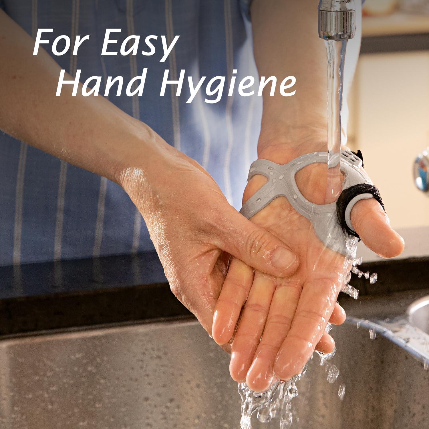 Actimove Actimove Professional Line Rhizo Forte Thumb Orthosis Thumb Brace for Osteoarthritis, Skiers Thumb, Rheumatoid Arthritis, Sprains Patented Design Right Hand Black, Small