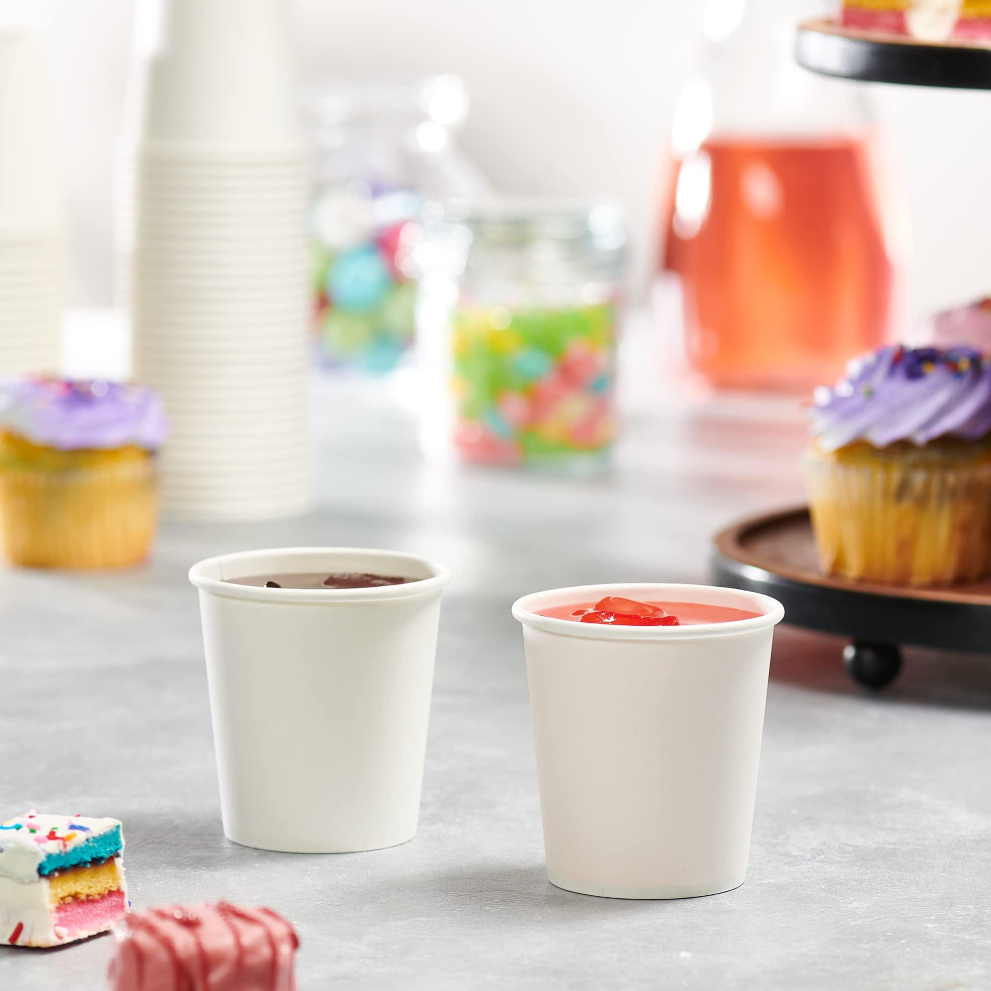 Comfy Package Comfy Package [Case of 2,400 6 oz. Disposable White Paper Cups, Hot Coffee Cups - Eco-Friendly Hot Cups