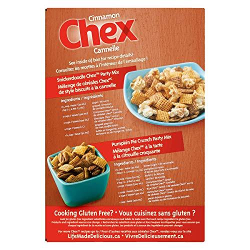 Chex Chex Gluten Free Cinnamon Cereal, 345g/12.1oz, (Imported from Canada)