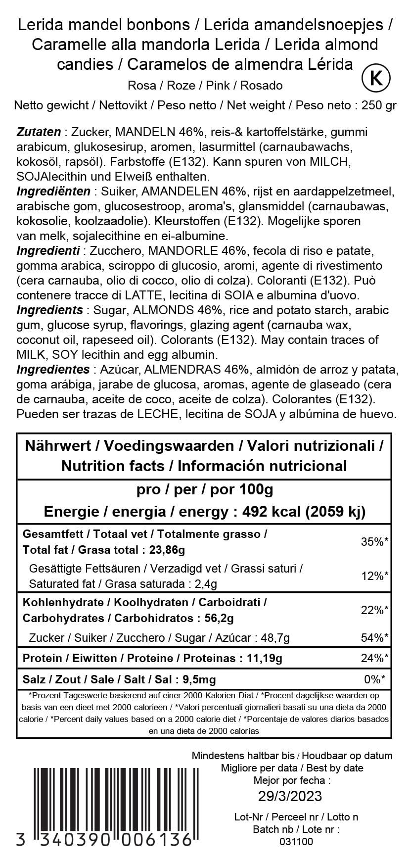MEDICIS Medicis Premium Candied Almond Dragees (French Jordan Almonds) Sugar Coated Candies Ideal as a Party Favor for Weddings and Baby Showers 75 count bag 8.8oz (Pink)