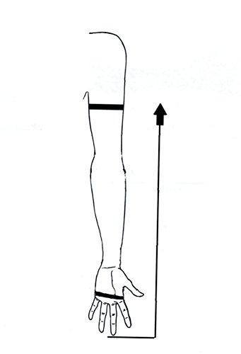 Latexa Premium Latex Long Gloves (Opera Length) Fetish - White (Large - Washed & Shined)