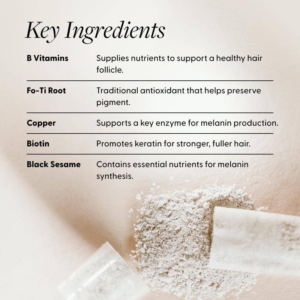 Arey Not Today, Grey Daily Hair Supplement | Slows Grey Hair Growth & Repigment | Promotes Healthier, Thicker Hair | Biotin, B +D Vitamins & Proprietary Complex | Vegan & Gluten Free (1 Month Supply)