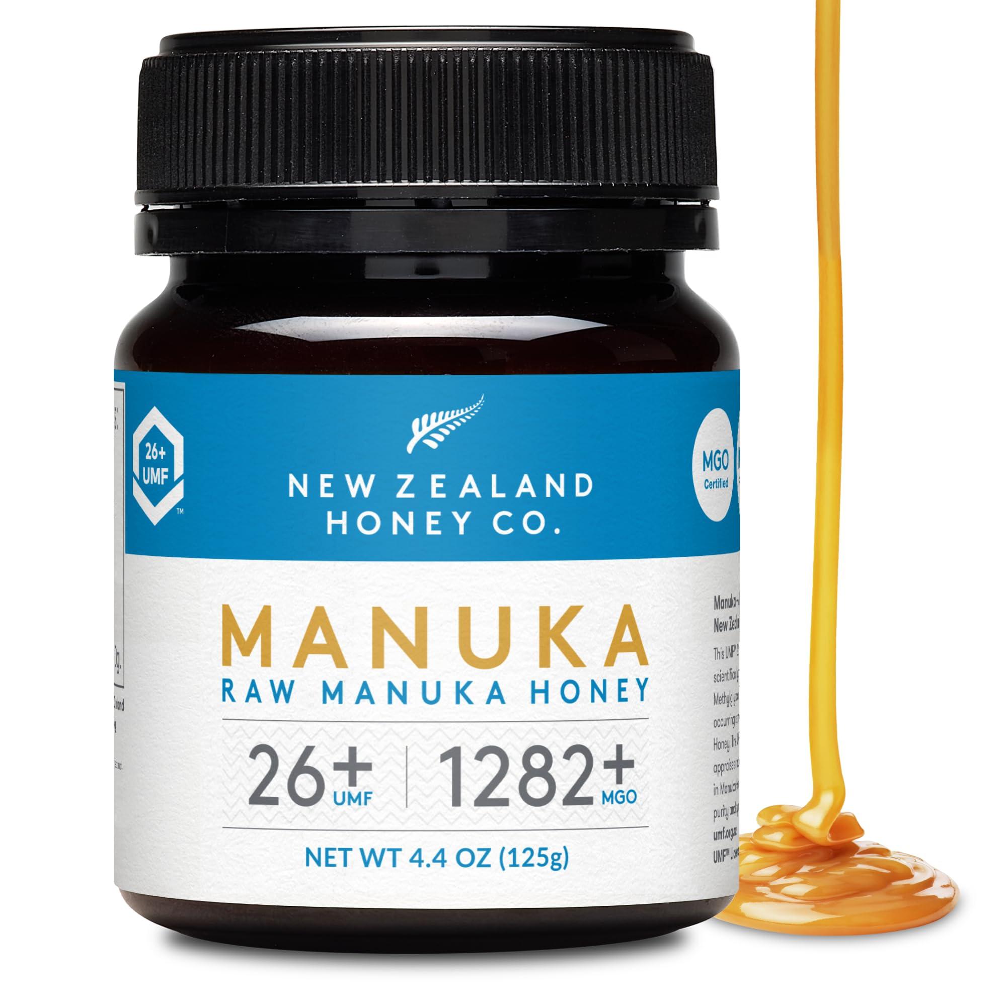 NEW ZEALAND HONEY CO New Zealand Honey Co. Raw Manuka Honey UMF 26+ | MGO 1282+, UMF Certified /4.4oz