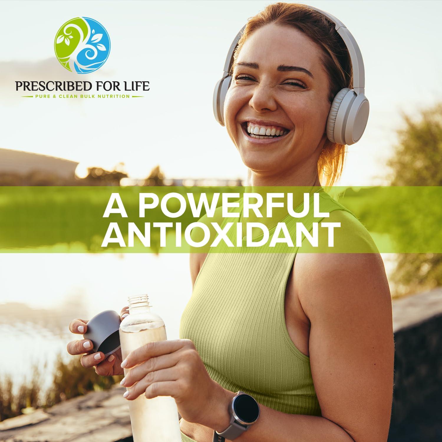 Prescribed For Life Prescribed For Life Tocopherol Acetate Powder | Water Soluble Alpha Vitamin E | 700 IU/gm Powder | Vegan, Gluten Free, Non GMO (5kg / 11lb)