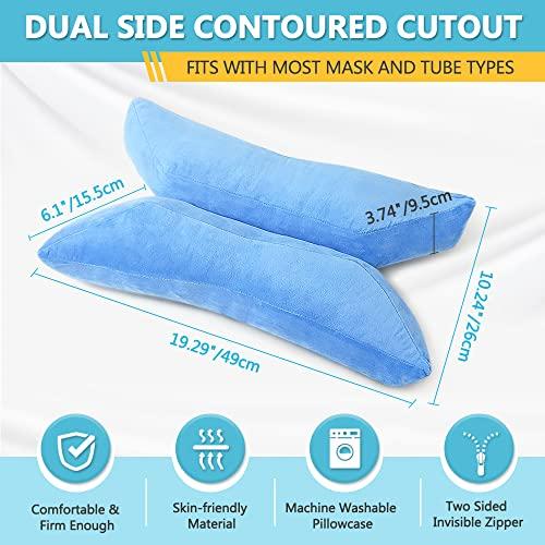 Zelen Zelen CPAP Pillow for Side Sleeper CPAP Nasal Pillows Side Sleeping CPAP Mask Pillow for Stomach Sleeper Comfort CPAP Sleep Pillow for CPAP Users - Reduces Mask Pressure & Air Leaks