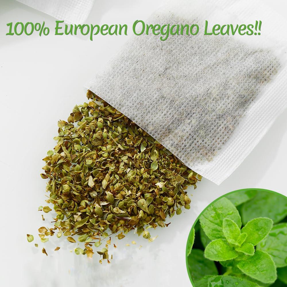 ULTHMOK Premium 50 Oregano Tea Bags, Made with 100% Natural Oregano Leaves, No Additives & Caffeine Free.