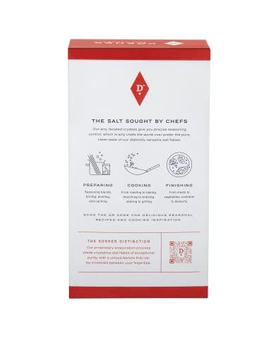Diamond Crystal Diamond Crystal Kosher Salt – Full Flavor, No Additives and Less Sodium - Pure and Natural Since 1886 - 3 Pound (New Packaging)