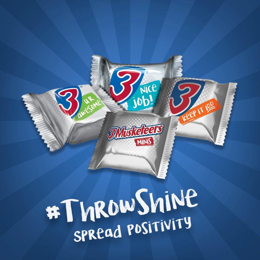 3 Musketeers 3 MUSKETEERS Chocolate Minis Size Candy Bars 8.4 Ounce Bag (Pack of 8)