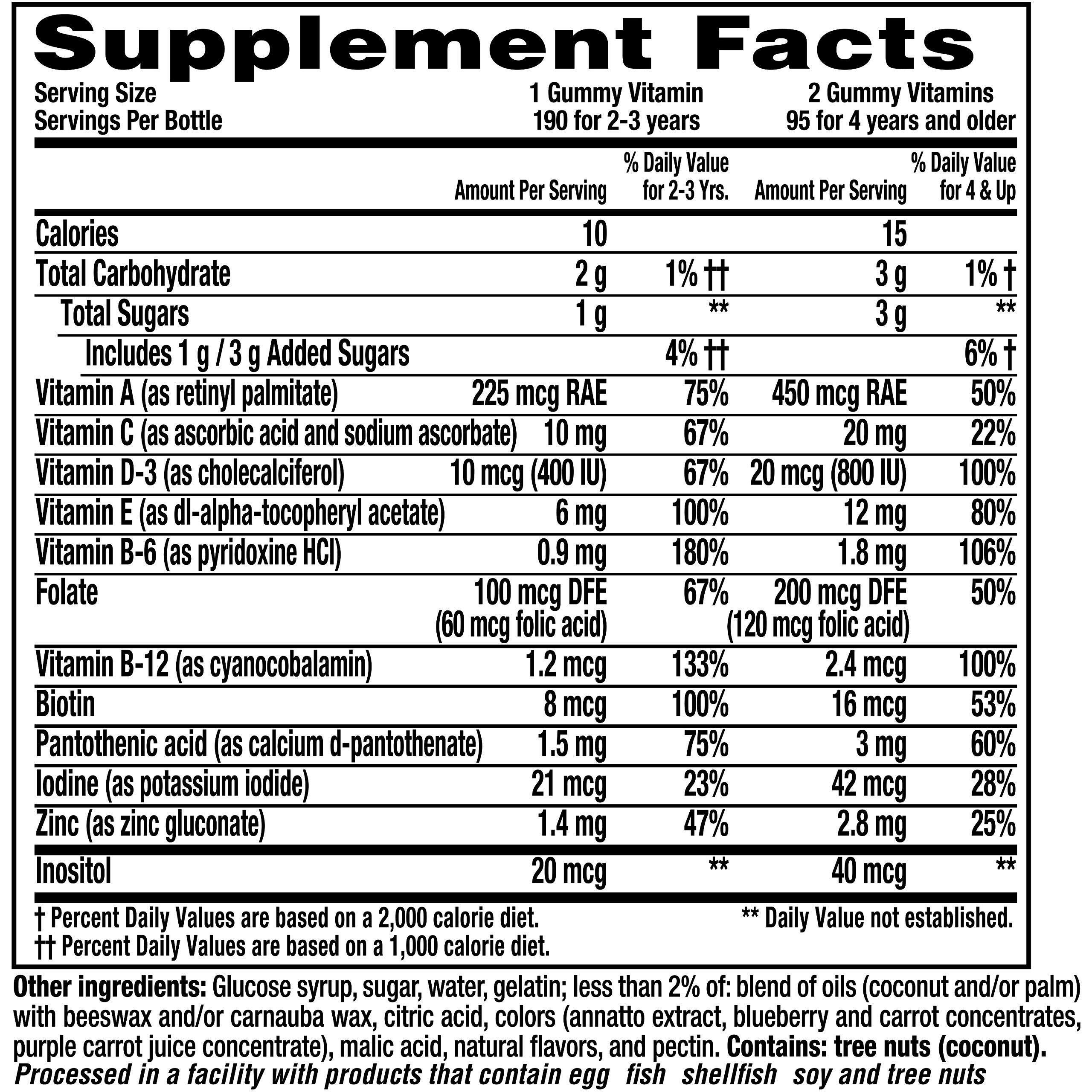 Lil Critters L\'il Critters Paw Patrol & Gummy Vites Kids Multivitamin Gummies, 190 Count Cherry, Strawberry, Orange, Pineapple and Blueberry Flavors