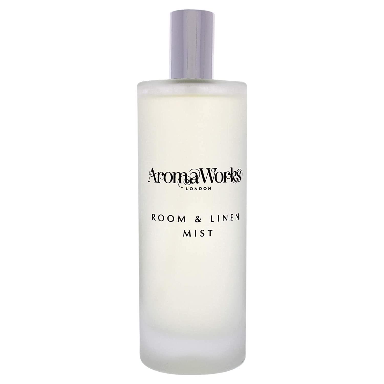 AromaWorks London Aromaworks Serenity Room And Linen Mist - Lemongrass, Neroli And Sweet Geranium Aromas - Uplift, Balance And Focus - Natural, Vegan, Cruelty Free - Be Restored And Calmed - 3.4 Oz Room Spray