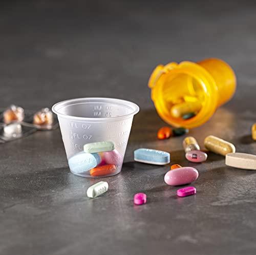 Care Plus Care Plus (500 Count 1oz) Disposable Medicine Cups with Embossed Measurements Marking, for liquid and dry medication